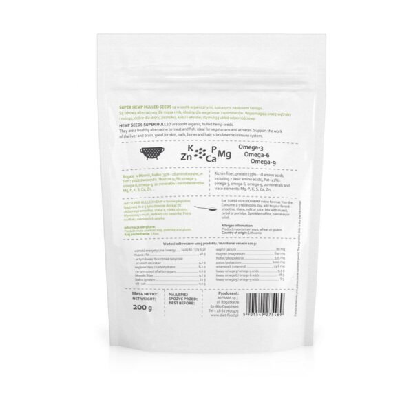Bio Hulled Hemp - Image 2