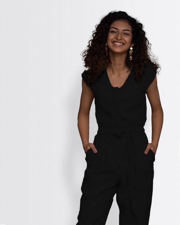 Hemp Noir Jumpsuit - Image 3
