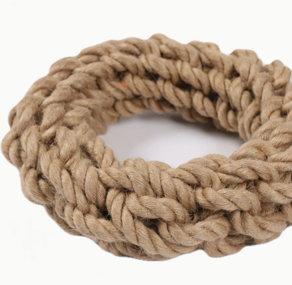 Eco Hemp Ring Toy - Image 3